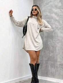 Long-Sleeved Dress By Lanzinha - Off - View 1
