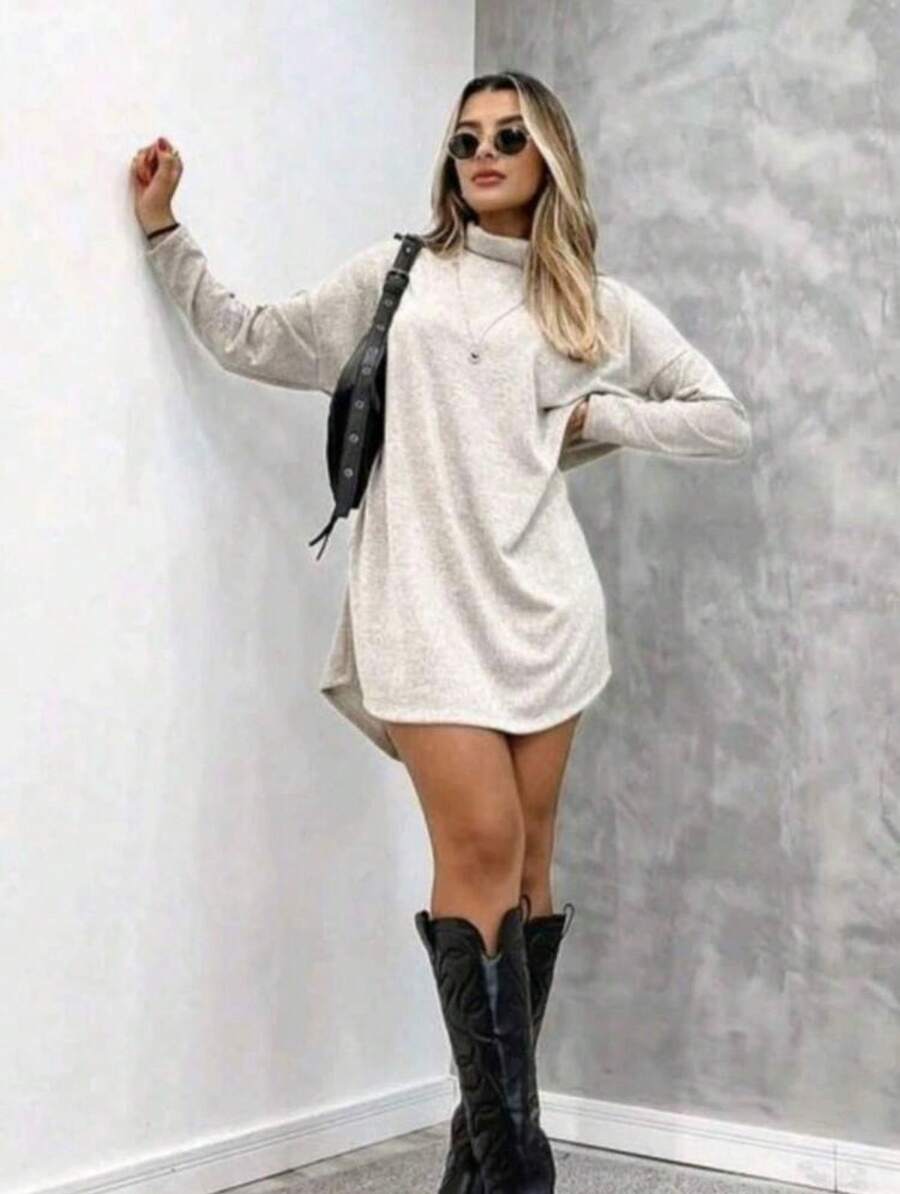 Long-Sleeved Dress By Lanzinha - Off - View 1