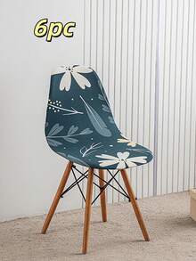 TIANWOWO 1/4/6 pezzi Coprisedia stampati elasticizzati, coprisedia da pranzo stile Eames, coprisedia da tavolo da pranzo minimalista rimovibile - A-1 - Visualizzare 8