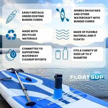 A Blue Surfboard-Style Water Bottle Holder / Drink Holder / Cup Holder - Multicolor - View 5