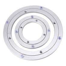 4/6/8/10/12/14/16 Inches Aluminum Ball Bearing Turntable Bearings Swivel Plate Smooth Swivel Plate Rotating Table Rotating Round - 銀色 - 查看 1