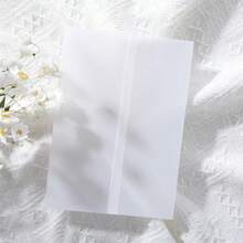 5x7 Inch Invitation Envelopes, 115gsm Semi-Transparent Paper Envelopes Set, Suitable For Weddings, Birthdays, Baby Showers, Can Be Used As Envelope Liners, Elegant And Graceful - A - View 6