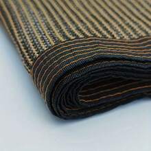 Shade Net, High-Density Polyethylene Shade Net, Plant Shade Net With Copper Button Eyelets, Plastic Corner Reinforcement, Evenly Woven, Breathable And UV-Resistant. Suitable For Pavilions, Patios, Gardens, Canopies, Greenhouses, Lawns, Dog Houses, Backyards, Porches, Pergolas, Balconies And Garages. Available In Various Sizes And Shading Rates For Multiple Purposes. - Coffee Brown - View 9