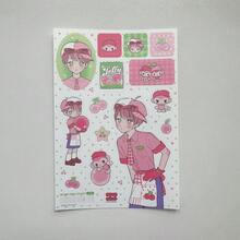 Hình dán tự dính hình bé gái dễ thương - Hình dán trang trí đáng yêu cho sổ lưu niệm, sổ kế hoạch, bình nước - Phù hợp với bộ sưu tập hình dán trang trí vui nhộn, hình dán dễ thương, đồ trang trí sổ kế hoạch, thiết kế độc đáo, họa tiết đầy màu sắc, đồ dùng làm sổ lưu niệm, keo dán vĩnh cửu, đồ dùng thủ công làm sổ lưu niệm. - Hình dán cô gái dễ thương và cá tính - Xem 9
