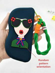 OBOVAY Cute Portable Silicone Eyeglass Case, Shockproof Waterproof Elastic Lightweight Soft Protective Eyewear Storage Bag, Suitable For Travel, Outdoor, Shopping, Dating, Photography, Daily Office, Solid Color Adorable Warm, Ideal Holiday Gift Accessory For Men And Women - Multicolor - View 16