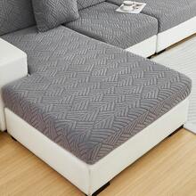 1pc Fashion Colorful Sofa Slipcover, Anti-Scratch, Available In Multiple Colors, Fade-Resistant, Pill-Resistant, Machine Washable, Reusable Sofa Cover, Suitable For Living Room & Bedroom, Pet-Friendly, Suitable For All Seasons - Dark Grey - View 6