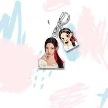 Hearts2Hearts Korean Girl Group High-Quality Keychain, JIWOO, A-NA Merchandise Pendant, Fan Support, Concert, Bag Charm Decoration, Gift For Fangirls - Multicolor - View 3
