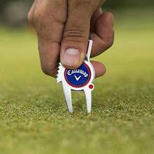 4-n-1 Divot Repair Tool - Rojo blanco y azul - Ver 4