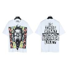 HellST Loose Fit Streetwear Cotton Tee, Casual Unisex Oversized T-Shirt, Couple Matching Short Sleeve - A797 White - View 12