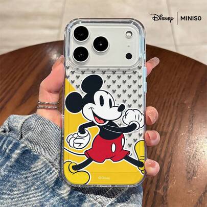Miniso 1pc Disney Mickey Mouse Walking Pose Classic Phone Case Suitable For IPhone 17/17 Pro/17 Pro Max/17 Air/16/15/14/13/12/11/X Series Iphone 17 Pro Max Case Iphone 17 Pro Case Iphone 17 Case Stocking Stuffers The Girlfriend