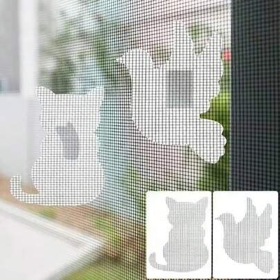 10/20Pcs Screen Window Repair Sticker Self-Adhesive Cartoon Screen Window Repair Sticker Hook And Loop Repair Sticker