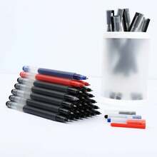 OBOVAY 15pcs/Set - (5 Black + 5 Red + 5 Blue) Large Capacity Liquid Ink Gel Pens, 0.5mm Bullet Tip / Smooth Writing Ink Pens, No Need To Replace Refills, Suitable For Students, Office Workers And Writing Enthusiasts, Ideal Gift For Back To School And Office Supplies - Multiple Styles - View 4