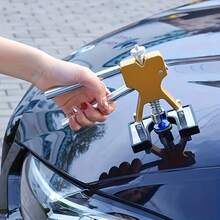 Bộ dụng cụ sửa chữa vết lõm xe hơi, bộ dụng cụ sửa chữa vết lõm thân xe liền mạch, miếng vá sửa chữa vết lõm thân xe, dụng cụ sửa chữa hư hỏng thân xe, bao gồm cả gioăng, thiết bị sửa chữa vết lõm nhỏ. - A - Xem 3