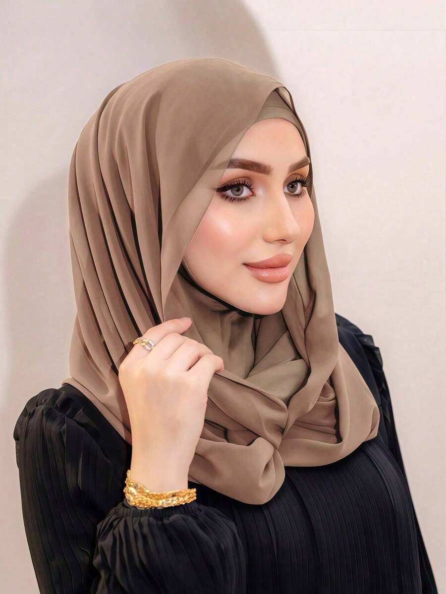 1 chiếc mũ trùm đầu Balaclava, khăn trùm đầu đa năng, khăn quấn đầu co giãn che kín cổ, thích hợp cho cầu nguyện, du lịch, công sở, mặc hàng ngày, đi biển, nghỉ lễ.
