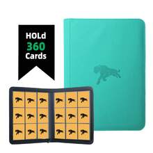 9-Pocket Trading Card Binder Holds 360 Cards, Double Side-Loading, Sturdy Collection Album With 100 Card Sleeves For Sports & TCG Cards - Multicolor - View 12