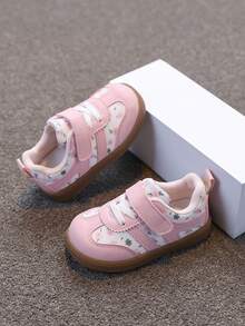 1双儿童/幼儿女童软底时尚百搭防滑休闲户外运动鞋 - 粉色 - 查看 7