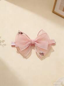 3pcs/Set Colorful Embroidered Flower & Bow Design Elastic Headbands For Babies, Suitable For All Seasons, Great For Parties, Celebrations, Holidays, Gifts, Super Cute & Fashionable Baby Photo Prop (No White Board) - Pink, White and Yellow - View 7