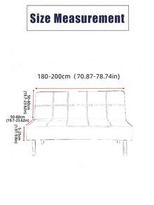 1 tấm phủ trang trí cho ghế sofa giường gấp, vải lụa sữa, co giãn chống trượt, phù hợp với mọi loại ghế, họa tiết hoa lá in, màu sắc tươi tắn, vừa vặn hoàn hảo cho ghế sofa giường 3 chỗ, thân thiện với thú cưng, thích hợp cho mùa xuân, hè, thu, đông. - Nhiều màu - Xem 2