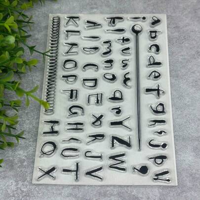 Con dấu cao su kiểu cổ điển, con dấu cao su trong suốt dùng để làm thiệp, chữ cái, trang trí sổ lưu niệm, tạp chí ảnh, album ảnh. Con dấu trong suốt.