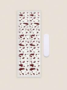 Semi Cured Gel Nail Strips, 20Pcs Long Lasting Salon Quality Wraps, Easy Apply & Remove Gel Nail Stickers With UV Light - Multicolor - View 3