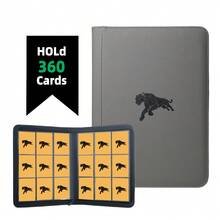 9-Pocket Trading Card Binder Holds 360 Cards, Double Side-Loading, Sturdy Collection Album With 100 Card Sleeves For Sports & TCG Cards - Multicolor - View 8