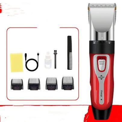 Recortadora eléctrica 2 en 1 para hombre, corta cabello y barba, recargable por USB