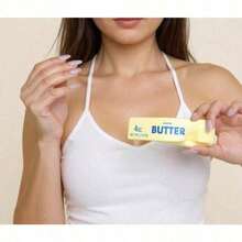 4oz Realistic Butter Squishy Toy – Soft Anti-Stress Fidget Stick For Teens & Adults, Slow-Rising Sensory Stress Relief Toy, Funny Gag Gift For Autism Or Prank - Yellow 1pc - View 2