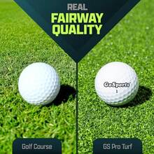 - Alfombrillas de golf para entrenamiento de césped artificial para uso en interiores y exteriores incluye 3 camisetas de goma elige tu estilo - Césped PRO de 5 x 3 y 5 mm - Ver 7