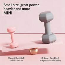 Dumbbells, Suitable For Home Gym, Strength Training, Cardio Exercises, Fitness And Aerobic Workouts - Multicolor - View 4