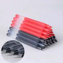 OBOVAY 15pcs/Set - (5 Black + 5 Red + 5 Blue) Large Capacity Liquid Ink Gel Pens, 0.5mm Bullet Tip / Smooth Writing Ink Pens, No Need To Replace Refills, Suitable For Students, Office Workers And Writing Enthusiasts, Ideal Gift For Back To School And Office Supplies - Multiple Styles - View 6