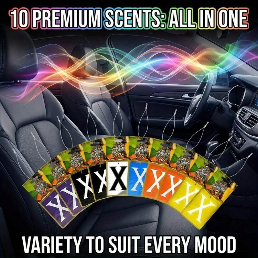 悬挂式设计超级方便！持久留香，弥漫车内和家中，每一缕香气都能舒缓烦躁，缓解压力，让日常生活充满放松的氛围。 - YX-X - 查看 1