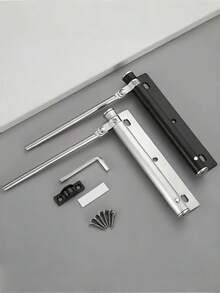 Lightweight And Easy-To-Use Screw-In Door Stopper, Automatic Closing Device For Home, Door Stopper, Door Lock, Door Hinge, Door Handle, Door Magnet, Magnetic Door Stopper, Door Magnet, Cupboard Handle, Magnet, Door Screen Door Closer, Door Stop, School Locker Accessories, Hotel Room Buffer Automatic Closing Device - Suitable For Residential/Commercial Doors - Door Closer - View 7