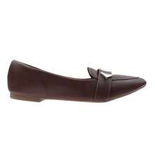 Women's Moccasin Shoes - Óxido marrón - Ver 7