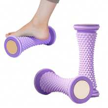 Con lăn massage chân, bóng massage yoga, dụng cụ massage chân, chăm sóc thư giãn cơ bắp, dụng cụ massage chân bằng nhựa cầm tay. - Nhiều màu - Xem 2