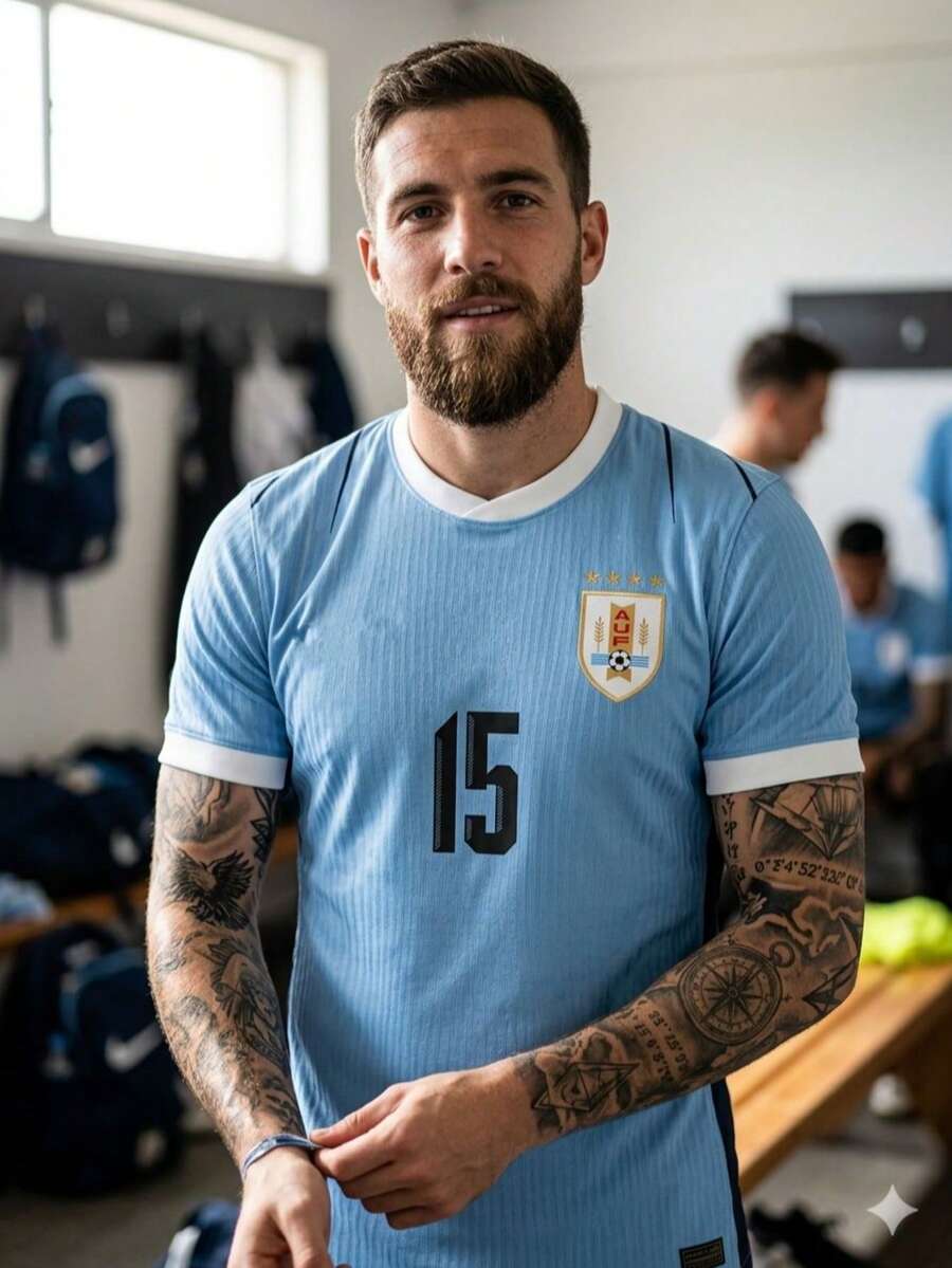 National Team Jerseys For The 2026 World Cup - Uruguay - View 1
