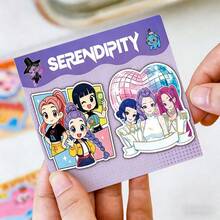 K-POP Sticky Notes, Girly Aesthetic High-Appearance Memo Pad For Students - Multicolor - View 4