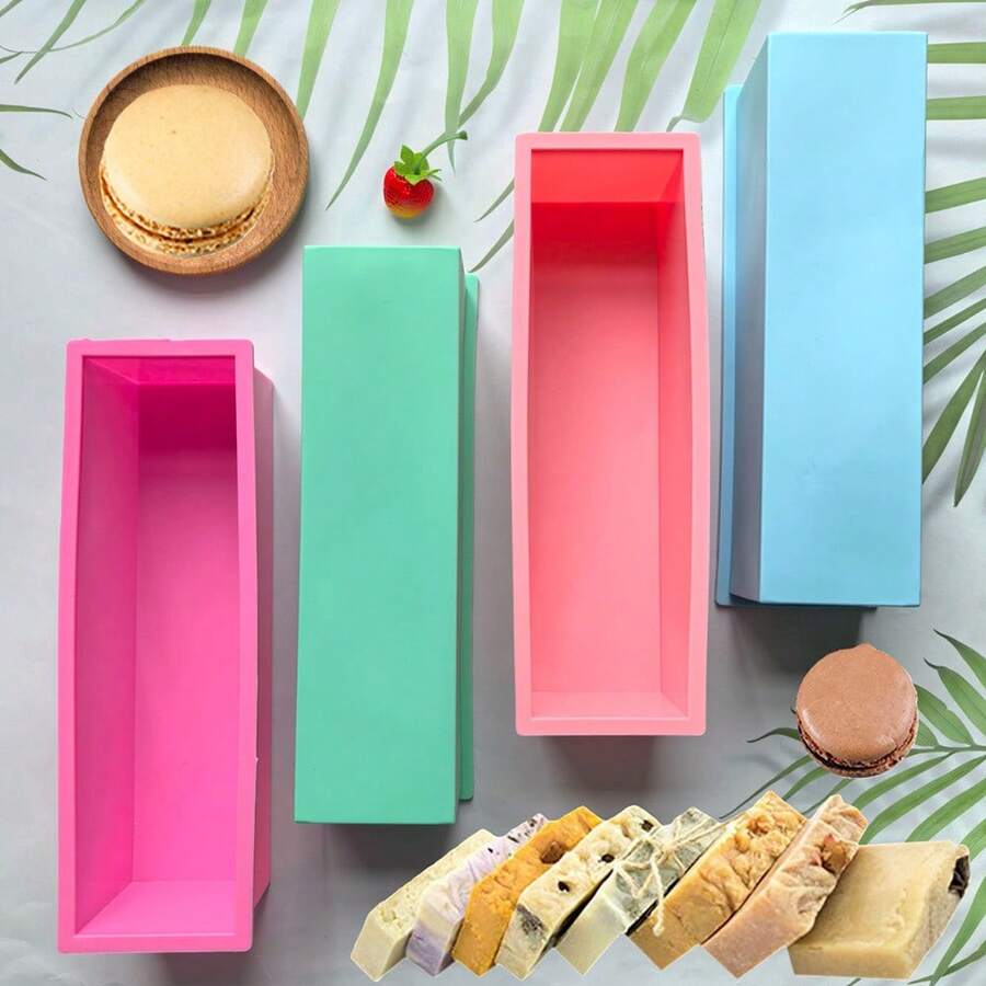 Khuôn vuông bằng silicon, thích hợp để nướng bánh mì nướng, bánh mousse, thạch, bánh pudding và các loại bánh khác. - Xem 1