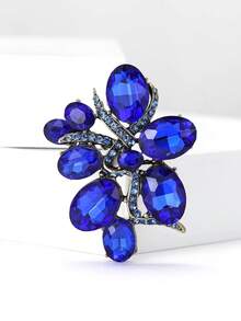 Elegant Rhinestone Brooches For Women Unisex Luxury Crystal Glass Pins Keychain Event Party New Gifts Jewelry Decoration Accessories - Small Glass (2028) - View 13