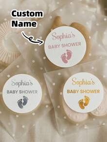 1-60Pcs Custom Stickers & Personalized Labels-Waterproof, Oil-Resistant, And Available In Various Sizes. Fully Customizable With Names, These Stickers Serve As An Elegant Alternative To Traditional Seals For Invitation Envelopes, Elevating The Sophistication And Exclusivity Of Your Invitations. - Multicolor - View 3