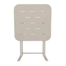 Three-Piece Foldable Bistro Set For Outdoor Use, E-Coated, Foldable Garden Furniture, 2 Chairs And 1 Table, Weatherproof Set For Indoor And Outdoor Use. - Beige - View 8