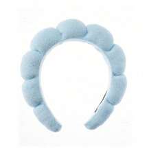 1 Pack Spa Headband For Washing Face Or Facial, Skincare Headbands, Makeup Hairband Sponge, Terry Cloth Headbands, Face Wash Headband, Puffy Hairband For Sports Or Yoga, Fashion Accessories For Women And Girls, Great Gifts, Blue,Skincare Headband,Beauty,Skin Care Products,Spa,Self Care,Skin Care Tools,Face Care,Esthetician Supplies,Skin,Face Wash,Facial - Blue - View 4