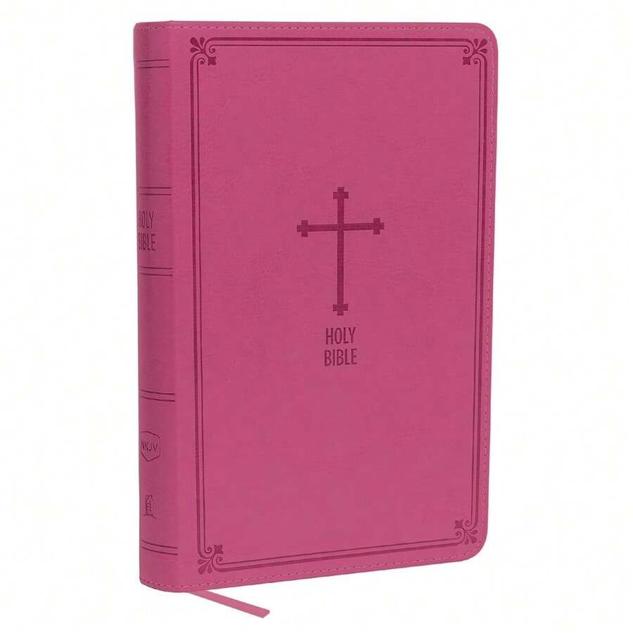 NKJV, Deluxe Gift Bible, Leathersoft, Pink, Red Letter, Comfort Print: Holy Bible, New King James Version - Default - View 1