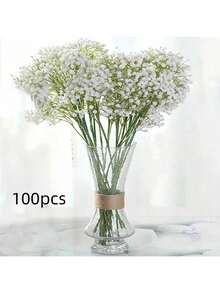 20 Stücke künstliche rein weiße naturgetreue Blumen, geeignet für Hochzeit Braut Verlobung Heim Blumendekoration, Muttertags Dekoration, Heimdekoration, Bouquet, Blumenkorb, Bastelzubehör - Verschiedenfarbig - Übersicht 13
