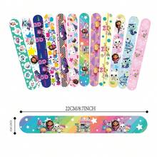 Set de 12 piezas de pulseras y anillos para fiesta de cumpleaños 2026 Gabi Hut, que incluye anillos, regalos pequeños interactivos, anillos de moda, artículos de bajo costo - Multicolor - Ver 3