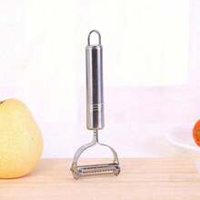 1pc Stainless Steel Multifunctional Grater And Slicer - Rust-Resistant, Versatile Fruit/Vegetable Shredder/Slicer, Essential Kitchen Tool, Convenient Chopping - Multicolor - View 3