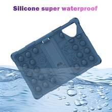 Funda de silicona de 10.1 pulgadas para tableta ROWT A10, funda universal suave y ligera para tableta Aiprotablet C20e/Moderness MB1001/Callsky-Tab de 10.1 pulgadas, P30 de 10.1 pulgadas, P20HD de 10.1 pulgadas, M40/M40pro de 10.1 pulgadas - Rosa - Ver 5