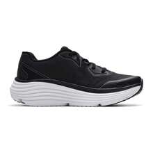 Skechers Giày chạy bộ nam MAX CUSHIONING ENDEAVOUR, mẫu mới ra mắt mùa xuân 2026, đế dày, thoáng khí, kiểu dáng thường ngày, mã sản phẩm 220615-BKW. - Đen/trắng - Xem 2