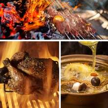 1pcStainless Steel BBQ Grill Outdoor Charcoal Thickened Foldable BBQ Rack Household Small One-Second Foldable Charcoal Skewer Oven, Portable Charcol BBQ Grill, Suitable For Small Outdoor BBQ For 3-5 People, Foldable Design, Stainless Steel Material, Travel Mini Grill, Suitable For Outdoor Camping, Picnic Gatheri Durable And Easy To Clean [Holiday Gift For Wife And Mother] Random Style And Color - Stainless Steel Barbecue Grill - View 8