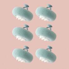 Super Soft Sunflower Suction Cup Bath Ball, 2025 New Exfoliating Bath Sponge Cleaning Brush With Suction Cup, 2-In-1 Sunflower Bath Sponge Ball Exfoliating Body Cleaning Brush, Suitable For Both Men And Women, Sponge Mesh Bag Bath Ball, Men And Women's Shower With Suction Cup - Neutral 2-In-1 Exfoliating Sponge - A - View 18