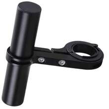 1 Peça Extensor de Guidão de Bicicleta Melhore sua Experiência de Pilotagem - Suporte de Braçadeira Dupla de Liga de Alumínio, Garante Instalação Segura, Compatível com Guidões de 0,88 Polegada a 1,3 Polegada (Design Preto Liso) - Multicolorido - Visão 5
